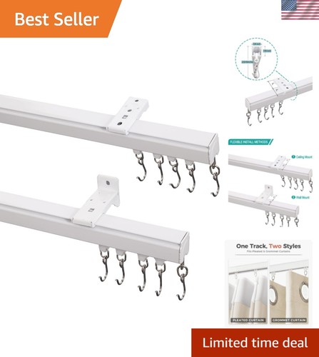 Aluminum ceiling curtain track - aluminum,