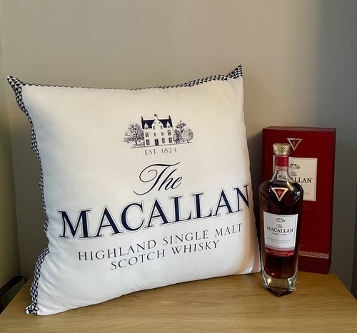 The macallan whisky cushion - whisky,