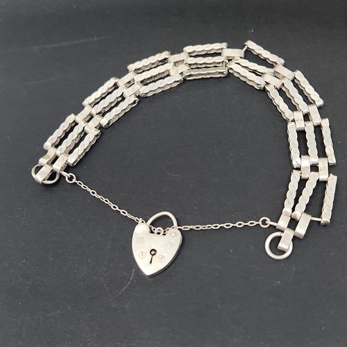 Vtg sterling silver row - silver, gate
