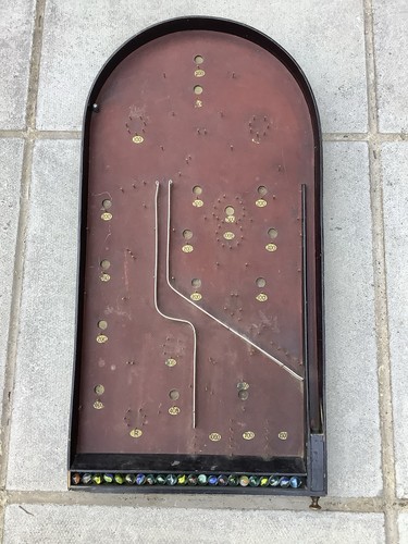 Vintage wooden bagatelle