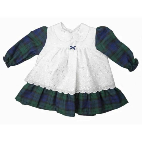 Scottish tartan baby dress - baby,