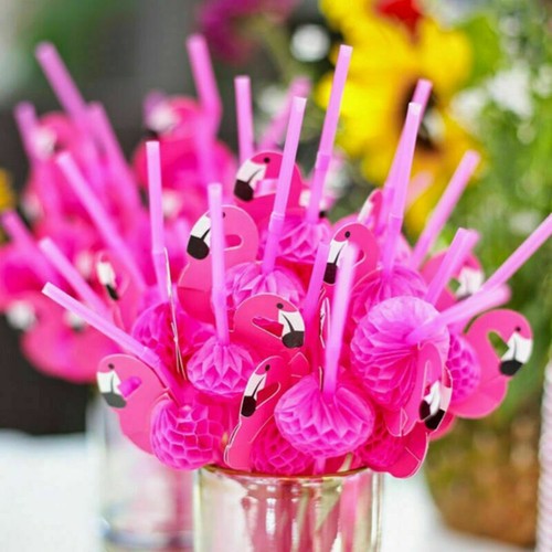 Pink straws fun cocktail - fun, beach