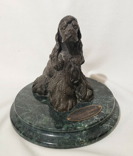 Vintage cocker spaniel bronze - cocker,