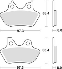 KH400 SINTERED STREET HARLEY-DAVIDSON XL / XLH 883 99-03, XL