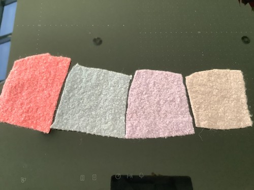 Boiled wool mix fabric - wool, 58”