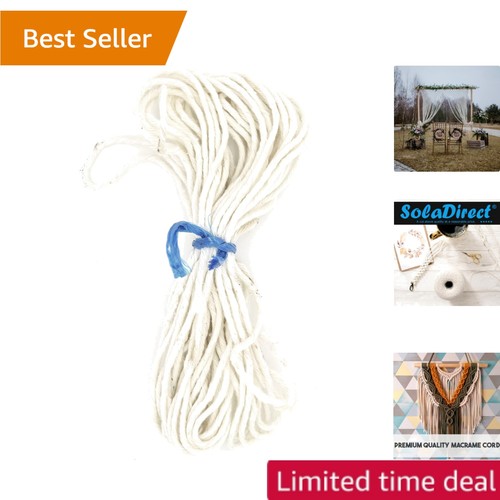 Luxury natural cotton macrame - natural,
