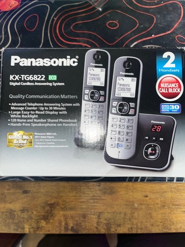 Panasonic tg6822eb twin - kx-tg6822eb,