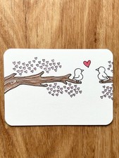ACEO Original Art Love Birds