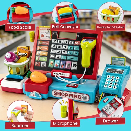 Kids cash register toy - register,