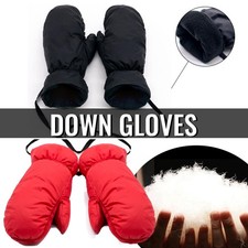 Men Women Duck Down Gloves