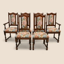 6 Old Charm Dining Chairs