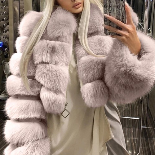 Women luxury fluffy faux - fluffy,
