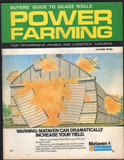 OCTOBER 1977 "POWER FARMING" Magazine Brochure