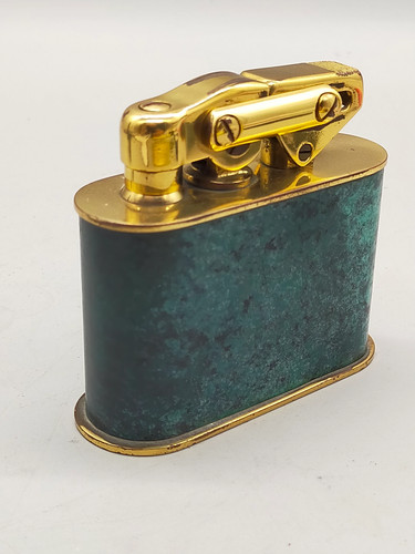 Antique mylflam brass table - mylflam,