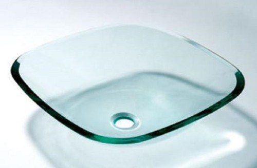Glass basin sink wash - sink,