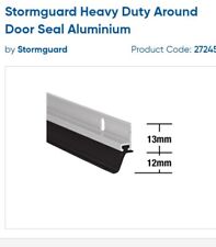 Stormguard Slikseal Rubber Draught Excluder Around Door Seal Weather Proof Heavy