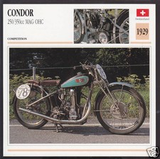 1929 Condor 250cc/350cc MAG