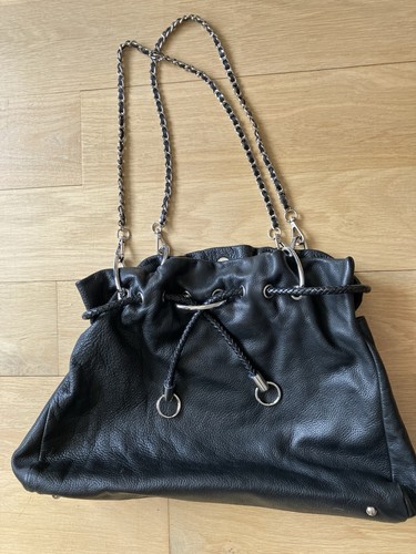 Lulu guinness black leather - guinness,