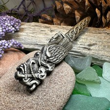 NEW Solid Pewter Celtic Birds