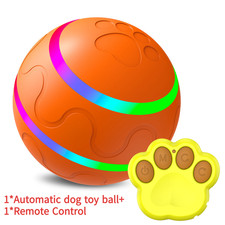 Waterproof Auto Pet Ball for Cats & Dogs Interactive Rechargeable Dog Toy Ball