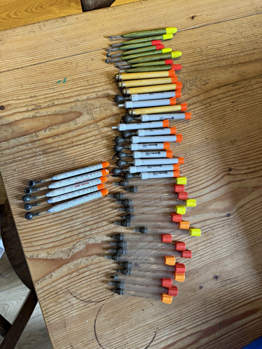 Assorted pellet wagglers - 40,