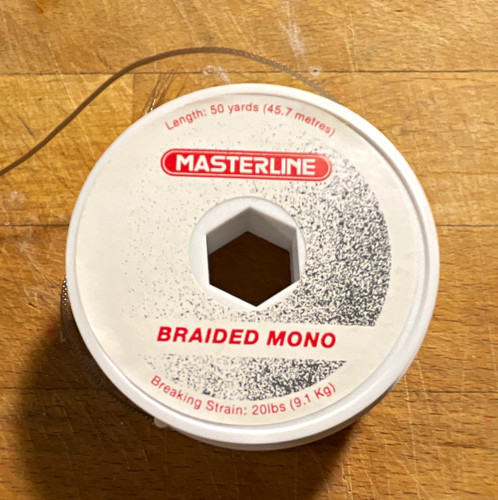 Masterline braided mono 20lb - masterline,