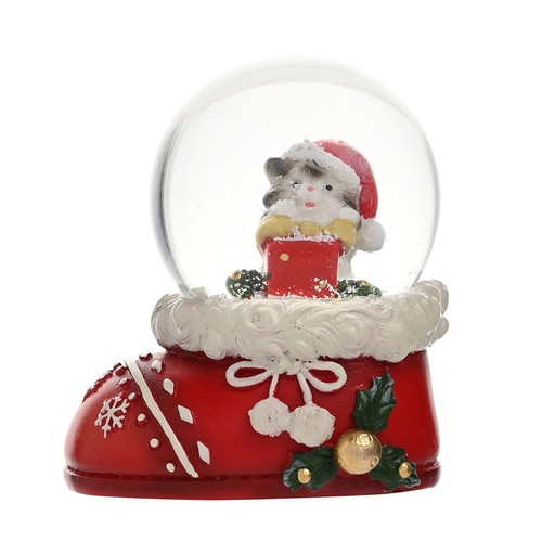 Christmas snow globe boot - snow, base