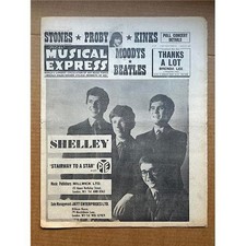 VARIOUS 1965 NME MAGAZINE JANUARY 22 1965 - Shelley cover advert + rolling stone
