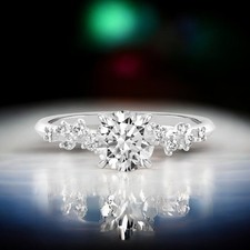 Platinum Diamond Ring For