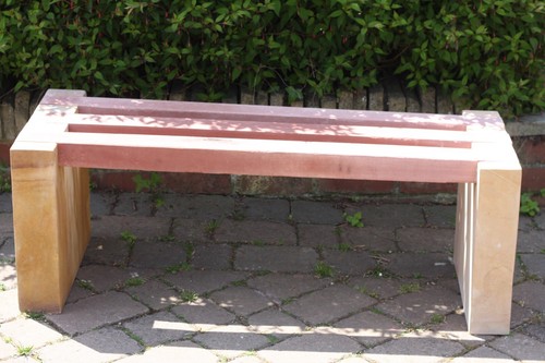 Natural solid sandstone - solid,