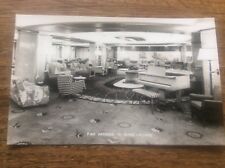RPPC P & O Arcadia Shipping Ship Postcard Ocean Liner 1st Class Piano Lounge