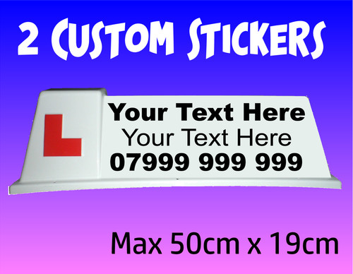 Driving instructor roof - instructor, box