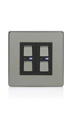 Lightwave lw452 blk gang - lw452, 2-gang