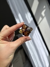 Natural Amber Hand Carved Bee