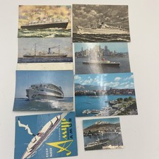 Vintage postcards ships 8 - vintage,