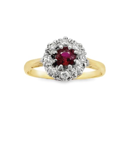 18ct gold ruby - 18ct,