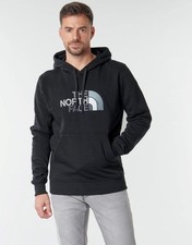 The North Face Drew Peak Mens Hooded Sweatshirt Pullover Black top hoodie