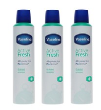 3 x Vaseline Active Fresh