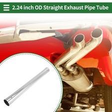 2.25" OD Straight Exhaust Pipe