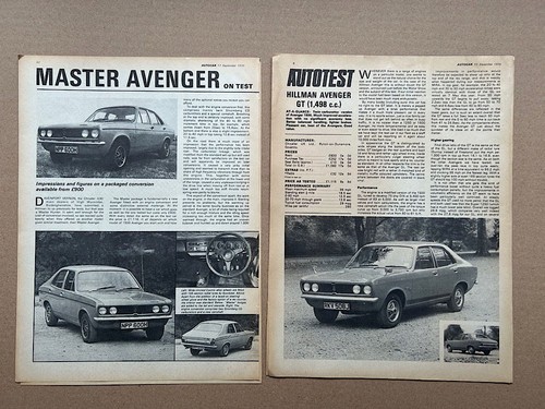 Hillman avenger autocar - avenger,