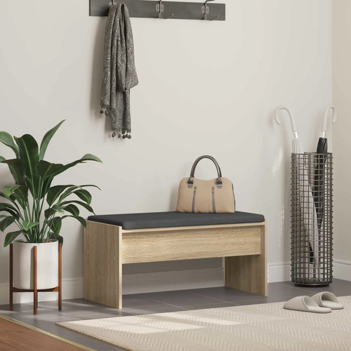 Hall bench with cushion - cushion, sonoma