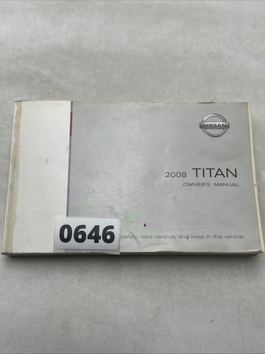 2008 nissan titan owners - nissan,