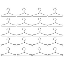  5 PCS Baby Doll Hangers Clothes House Clothing Rack Dolls Accessory