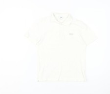 Hugo Boss Boys White Polo Shirt XS Short Sleeve Logo