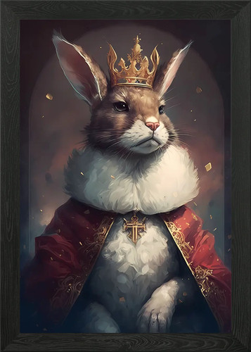 Rabbit framed wall - framed, poster