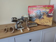Imperia Italian Pasta Making Gift Set Stainless Steel Machine, Ravioli RRP £218