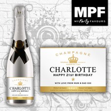 Personalised moet birthday - personalised,