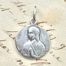 St Bernadette Medal - Sterling