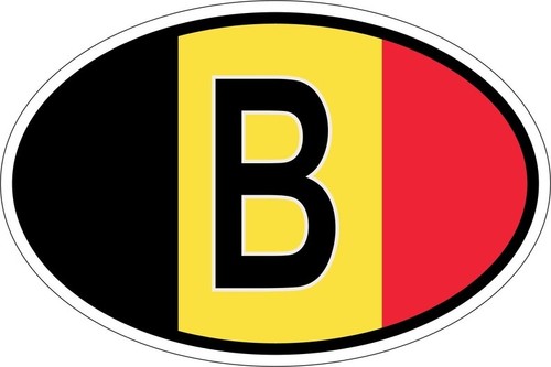 Oval sticker flag - sticker, country