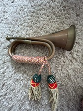  vintage Ww1 Military Cavalry Brass Bugle collectable musical instrument 